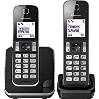 Los mejores  - Panasonic KX-TGD312 - Teléfono Fijo inalámbrico Dúo (LCD- identificador de llamadas- agenda de 120 números- bloqueo de…